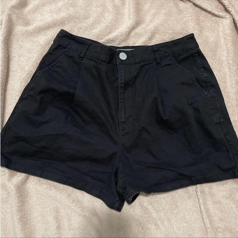 ASOS Women's High Waist Black Shorts